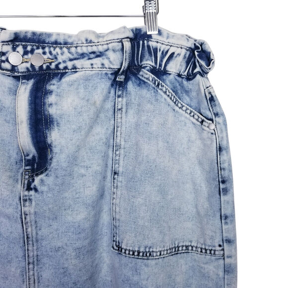*NEW* CITY CHIC Cali Denim Skirt Light Denim Size 24 NWT - Picture 4 of 9